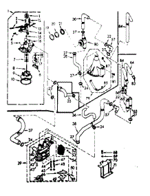 Water System parts for Kenmore Washer 110.7205613 (1107205613, 110 7205613) from AppliancePartsPros.com