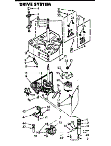 Drive System parts for Kenmore Washer 110.7205904 (1107205904, 110 7205904) from AppliancePartsPros.com