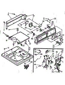 Top And Console Assembly parts for Kenmore Washer 110.7214620 (1107214620, 110 7214620) from AppliancePartsPros.com