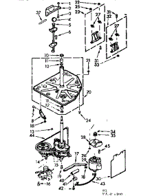 Drive System 60Hz parts for Kenmore Washer 110.72481200 (11072481200, 110 72481200) from AppliancePartsPros.com