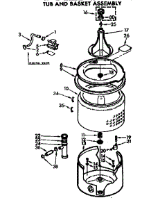 Tub And Basket Assembly parts for Kenmore Washer 110.72645100 (11072645100, 110 72645100) from AppliancePartsPros.com