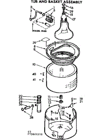 Tub And Basket Assembly parts for Kenmore Washer 110.72660110 (11072660110, 110 72660110) from AppliancePartsPros.com