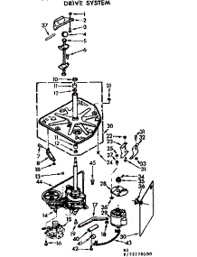 Drive System parts for Kenmore Washer 110.72770400 (11072770400, 110 72770400) from AppliancePartsPros.com