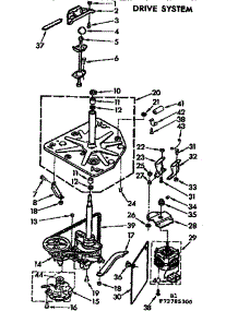 Drive System parts for Kenmore Washer 110.72785300 (11072785300, 110 72785300) from AppliancePartsPros.com