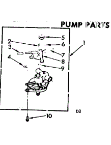 Pump Parts parts for Kenmore Washer 110.72894840 (11072894840, 110 72894840) from AppliancePartsPros.com