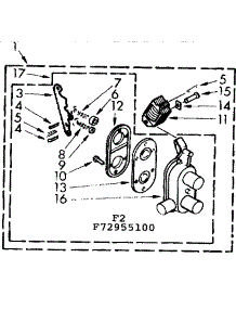 Two Way Valve Assembly Suds parts for Kenmore Washer 110.72955400 (11072955400, 110 72955400) from AppliancePartsPros.com