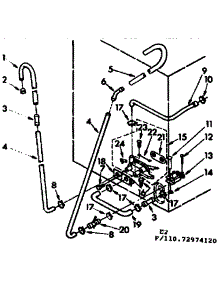Water System Suds Only parts for Kenmore Washer 110.72974620 (11072974620, 110 72974620) from AppliancePartsPros.com