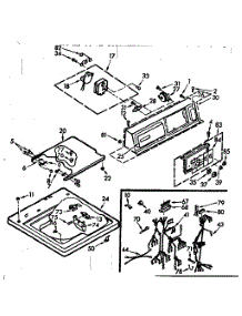 Top And Console Assembly parts for Kenmore Washer 110.7304621 (1107304621, 110 7304621) from AppliancePartsPros.com