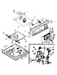 Top & Console Assembly parts for Kenmore Washer 110.7304623 (1107304623, 110 7304623) from AppliancePartsPros.com