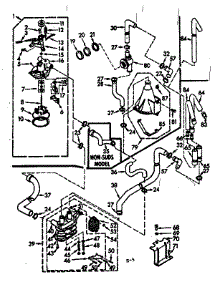 Water System parts for Kenmore Washer 110.7305620 (1107305620, 110 7305620) from AppliancePartsPros.com