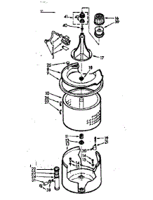 Tub And Basket Assembly parts for Kenmore Washer 110.7305621 (1107305621, 110 7305621) from AppliancePartsPros.com