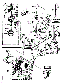 Water System parts for Kenmore Washer 110.7315610 (1107315610, 110 7315610) from AppliancePartsPros.com
