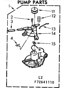 Pump Parts parts for Kenmore Washer 110.73641110 (11073641110, 110 73641110) from AppliancePartsPros.com