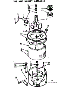 Tub & Basket Assembly parts for Kenmore Washer 110.73670610 (11073670610, 110 73670610) from AppliancePartsPros.com