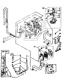 Water System Parts parts for Kenmore Washer 110.73875610 (11073875610, 110 73875610) from AppliancePartsPros.com