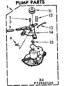 Pump Parts parts for Kenmore Washer 110.73940100 (11073940100, 110 73940100) from AppliancePartsPros.com