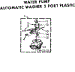 Water Pump Washer 3 Port Plastic