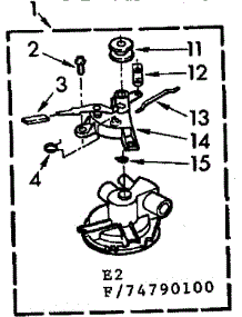 Water Pump parts for Kenmore Washer 110.74790100 (11074790100, 110 74790100) from AppliancePartsPros.com