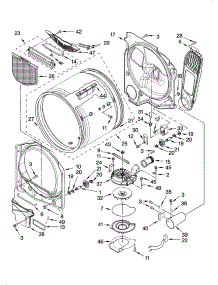 Bulkhead Parts parts for Kenmore Dryer 110.77062600 (11077062600, 110 77062600) from AppliancePartsPros.com
