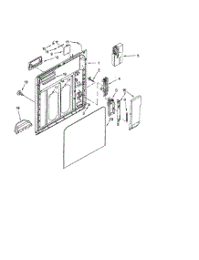 Inner Door parts for Kenmore Dishwasher 110.773882 (110773882, 110 773882) from AppliancePartsPros.com