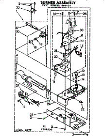 Burner Assembly parts for Kenmore Dryer 110.77433600 (11077433600, 110 77433600) from AppliancePartsPros.com