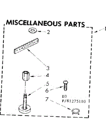 Miscellaneous Parts parts for Kenmore Washer 110.81275210 (11081275210, 110 81275210) from AppliancePartsPros.com