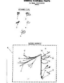 Wiring Harness Parts parts for Kenmore Washer 110.81310120 (11081310120, 110 81310120) from AppliancePartsPros.com