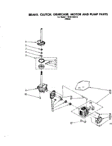 Brake Clutch Gearcase Motor & Pump Parts parts for Kenmore Washer 110.81350110 (11081350110, 110 81350110) from AppliancePartsPros.com