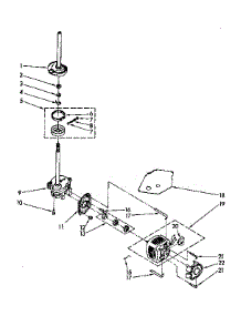 Brake, Clutch, Gearcase, Motor And Pump Parts parts for Kenmore Washer 110.81360120 (11081360120, 110 81360120) from AppliancePartsPros.com