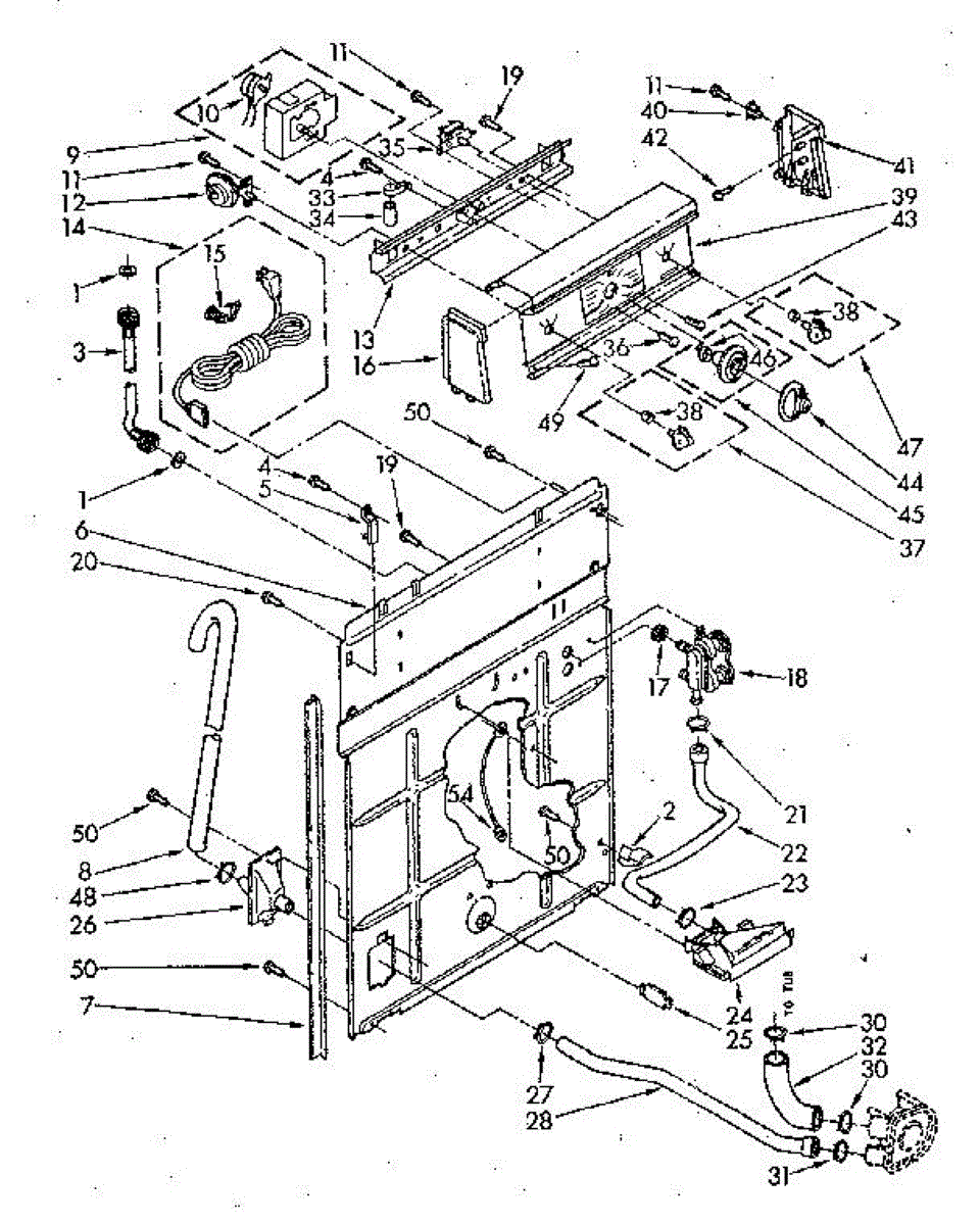 Panel Uniform Part Parts for Kenmore 110.81360410 (11081360410, 110 81360410): Controls ...