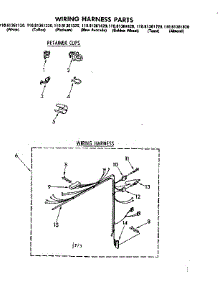 Wiring Harness Parts parts for Kenmore Washer 110.81361420 (11081361420, 110 81361420) from AppliancePartsPros.com