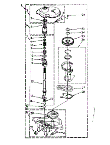 Gearcase Parts parts for Kenmore Washer 110.81361650 (11081361650, 110 81361650) from AppliancePartsPros.com