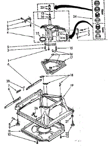 Machine Base Parts parts for Kenmore Washer 110.81361840 (11081361840, 110 81361840) from AppliancePartsPros.com