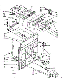 Controls And Rear Panel Parts parts for Kenmore Washer 110.81362820 (11081362820, 110 81362820) from AppliancePartsPros.com
