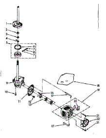 Brake, Clutch, Gearcase, Motor And Pump Parts parts for Kenmore Washer 110.81375620 (11081375620, 110 81375620) from AppliancePartsPros.com