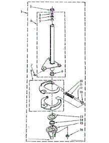 Brake And Drive Tube Parts parts for Kenmore Washer 110.81375860 (11081375860, 110 81375860) from AppliancePartsPros.com
