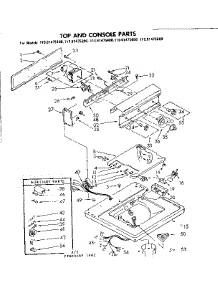 Top And Console Parts parts for Kenmore Washer 110.81475100 (11081475100, 110 81475100) from AppliancePartsPros.com