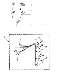 Wiring Harness Parts parts for Kenmore Washer 110.81476100 (11081476100, 110 81476100) from AppliancePartsPros.com