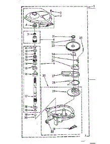 Gearcase Parts parts for Kenmore Washer 110.81476310 (11081476310, 110 81476310) from AppliancePartsPros.com