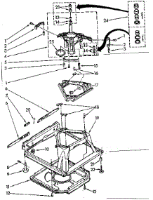 Machine Base Parts parts for Kenmore Washer 110.81476400 (11081476400, 110 81476400) from AppliancePartsPros.com