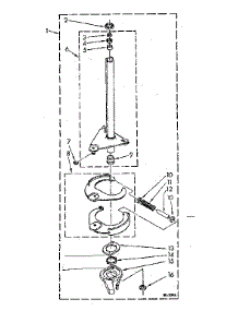 Brake And Drive Tube Parts parts for Kenmore Washer 110.81476620 (11081476620, 110 81476620) from AppliancePartsPros.com