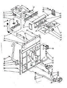 Controls And Rear Panel Parts parts for Kenmore Washer 110.81476810 (11081476810, 110 81476810) from AppliancePartsPros.com
