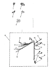 Wiring Harness Parts parts for Kenmore Washer 110.81664110 (11081664110, 110 81664110) from AppliancePartsPros.com