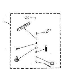 Miscellaneous parts for Kenmore Washer 110.81821100 (11081821100, 110 81821100) from AppliancePartsPros.com
