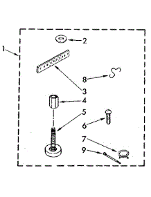 Miscellaneous parts for Kenmore Washer 110.81860100 (11081860100, 110 81860100) from AppliancePartsPros.com