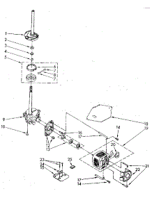 Brake, Clutch, Gearcase, Motor And Pump parts for Kenmore Washer 110.81860800 (11081860800, 110 81860800) from AppliancePartsPros.com