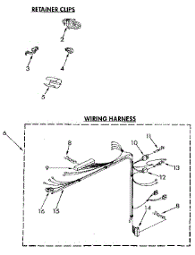 Wiring Harness parts for Kenmore Washer 110.81862820 (11081862820, 110 81862820) from AppliancePartsPros.com