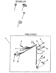 Wiring Harness parts for Kenmore Washer 110.81863110 (11081863110, 110 81863110) from AppliancePartsPros.com