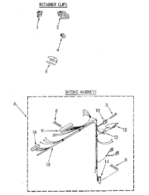 Wiring Harness parts for Kenmore Washer 110.81863320 (11081863320, 110 81863320) from AppliancePartsPros.com