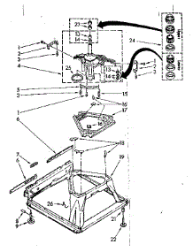 Machine Base Parts parts for Kenmore Washer 110.81864300 (11081864300, 110 81864300) from AppliancePartsPros.com